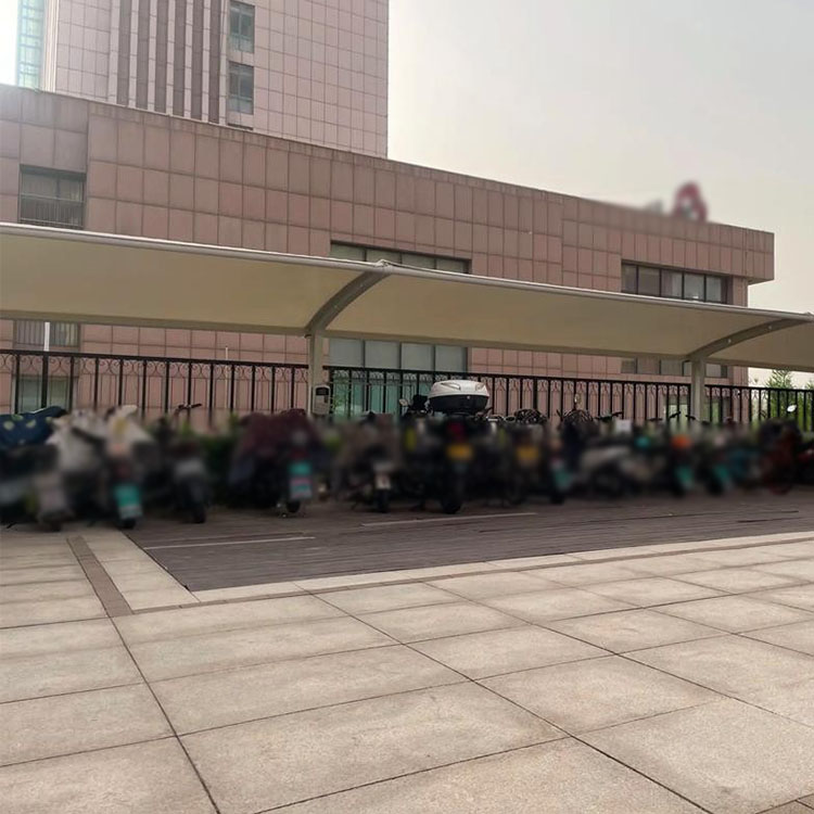 隆子县膜结构电动车棚